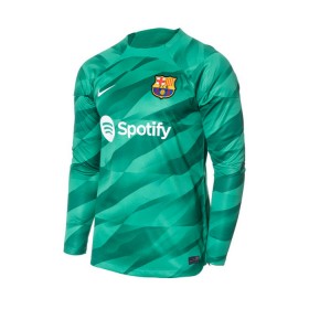 Levné FC Barcelona Brankářské Domácí Fotbalové dresy 2023-24 Dlouhý Rukáv